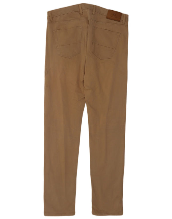 Massimo Dutti Herren Slim Fit Freizeithose EU 42 Large W32 L32 Beige