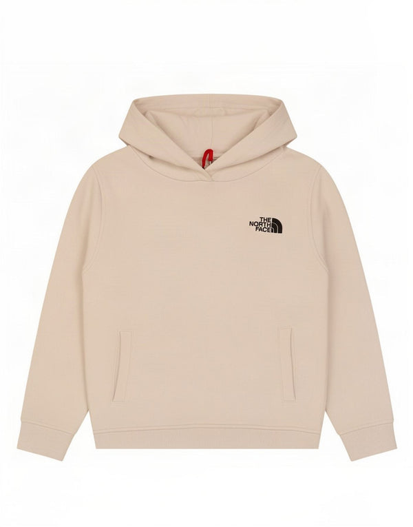 The North Face Jungen-Pullover mit grafischem Kapuzenpullover, 11–12 Jahre, Größe L, weiße Baumwolle