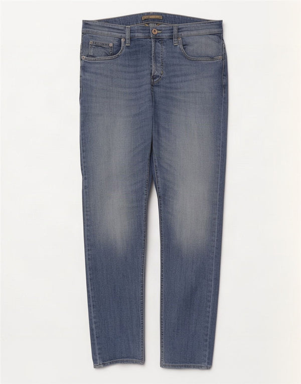 Iceberg Damen Slim Jeans UK 14 Large W34 L32 Blaue Baumwolle
