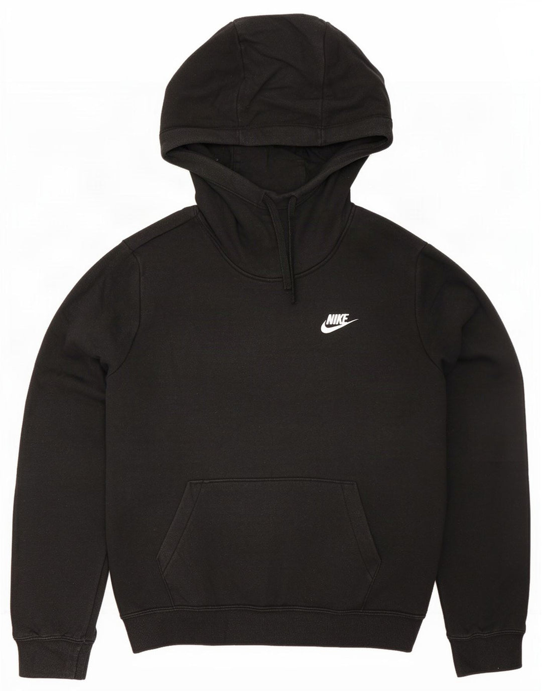 Nike Herren-Hoodie-Pullover aus mittelschwarzer Baumwolle