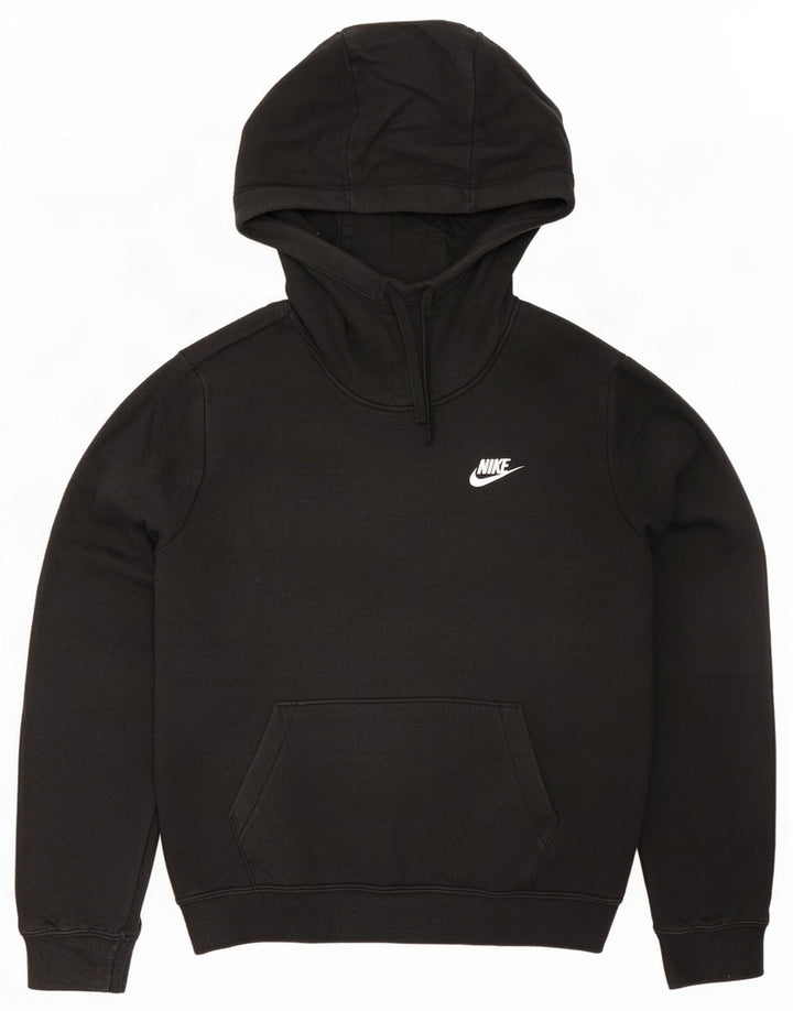Nike Herren-Hoodie-Pullover aus mittelschwarzer Baumwolle