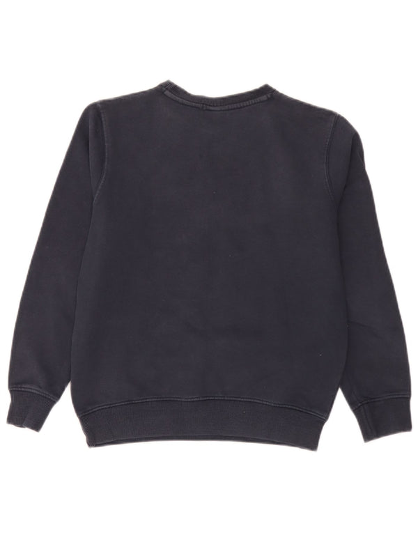 Ellesse Grafik-Sweatshirt für Jungen, 10–11 Jahre, marineblaue Baumwolle