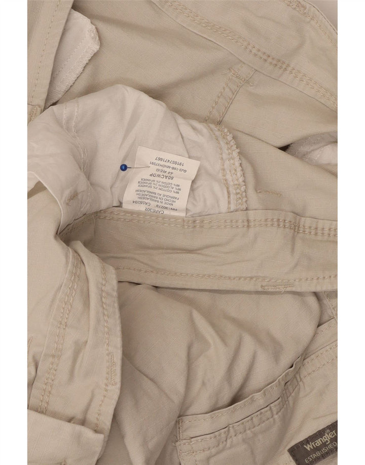 WRANGLER Herren Cargoshorts W44 2XL Beige Baumwolle