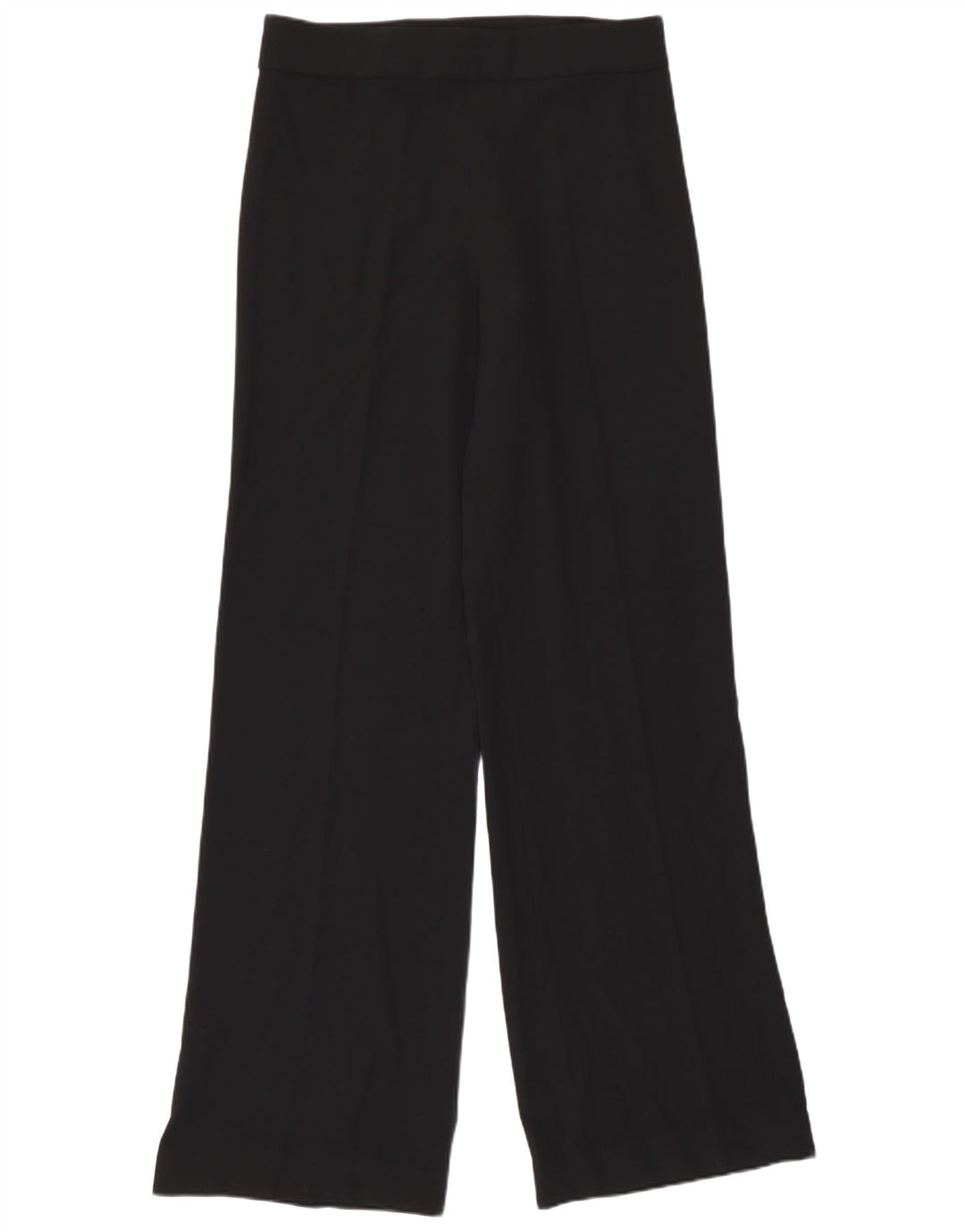 Zara Damen-Freizeithose mit weitem Bein, Größe M, W30, L33, Schwarz, Polyester
