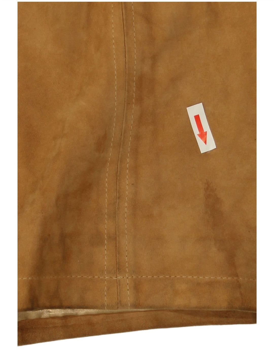 Ombraluce Herren Wildlederjacke IT 46 Großes braunes Leder