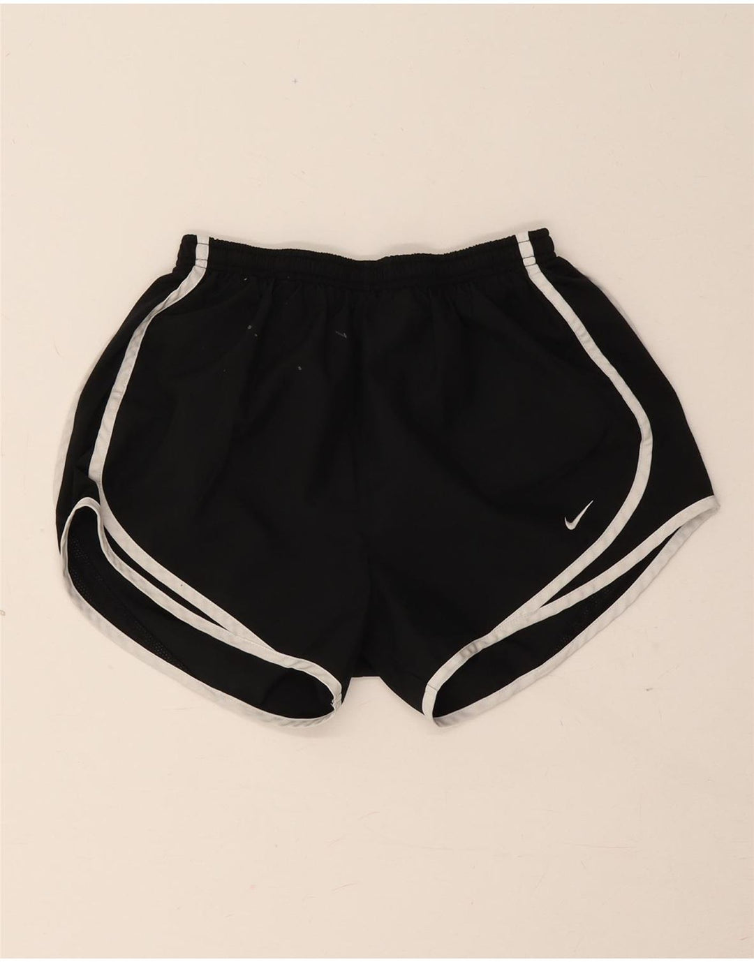 Nike Damen Dri Fit Sport Shorts UK 8 Small Schwarz Polyester
