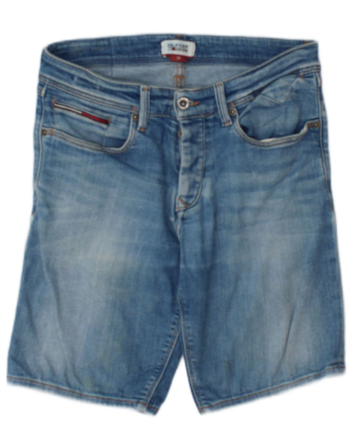 Tommy Hilfiger Herren Denim Shorts W29 Small Blau