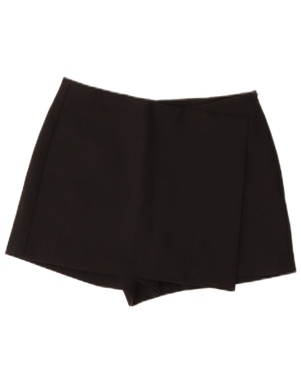 Zara Damen-Freizeitshorts, Größe S, W26, Schwarz, Polyester