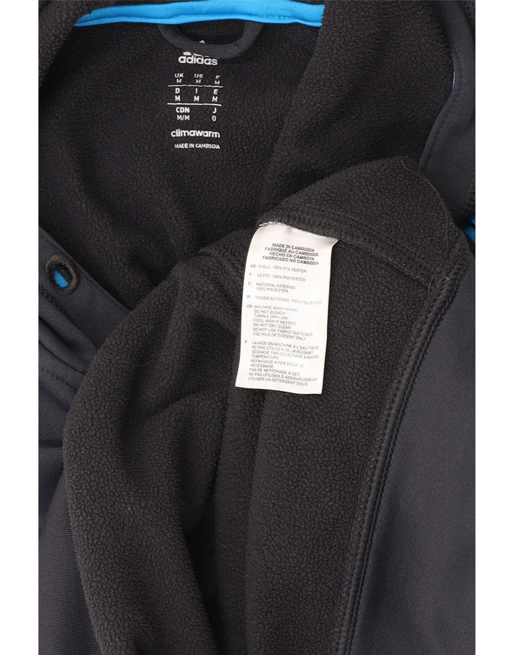 Adidas Herren Climawarm Hoodie Pullover Mittelgraues Polyester