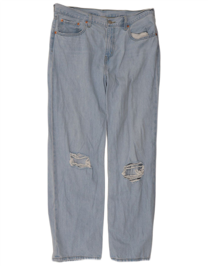 Levi's Herren Distressed Straight Jeans W36 L30 Blau