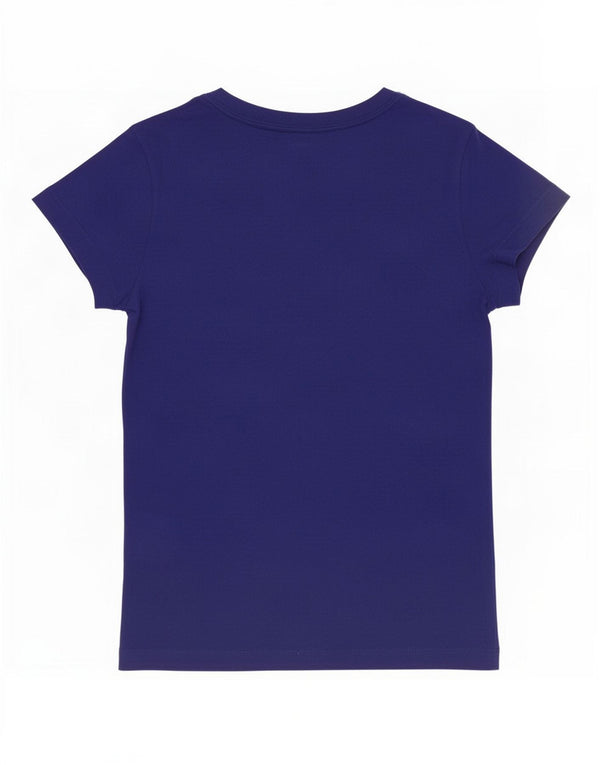 Diesel Womens Graphic T-Shirt Top UK 10 Small Purple