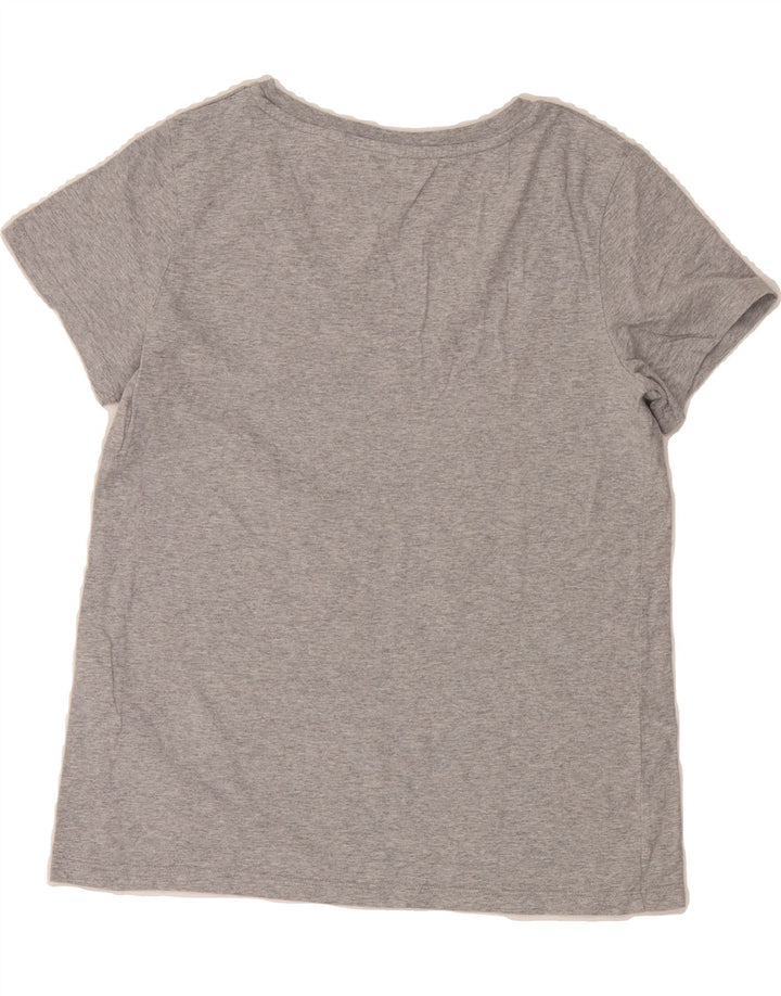 LEVI'S Womens T-Shirt Top UK 10 Small Grey Cotton Vintage Levi's and Second-Hand Levi's from Messina Hembry 