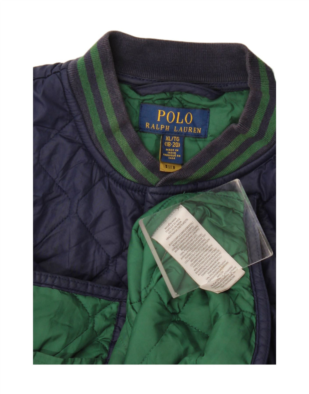 Polo Ralph Lauren Steppjacke für Jungen, 15–16 Jahre, XL, Marineblau, Polyester