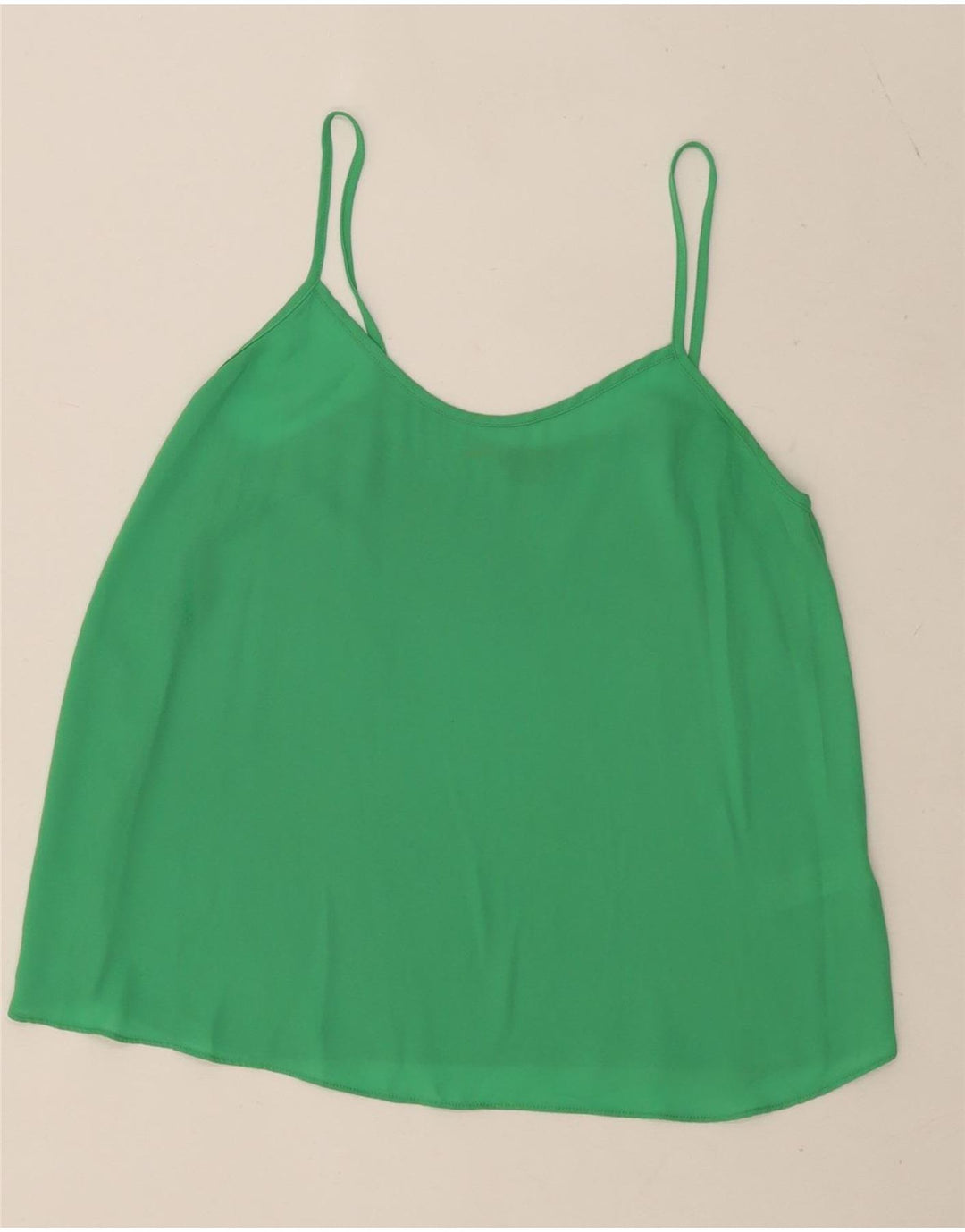 Topshop Damen Cami Top UK 10 Small Grün Polyester
