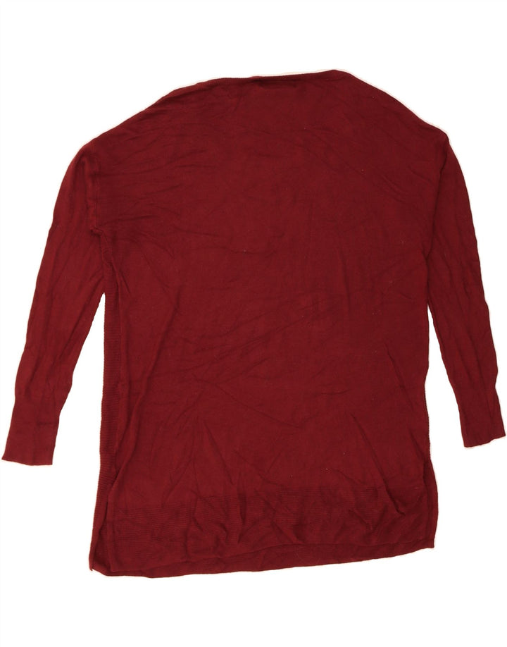 MOSSIMO Womens Top Long Sleeve UK 16 Large Red Nylon Vintage Mossimo and Second-Hand Mossimo from Messina Hembry 