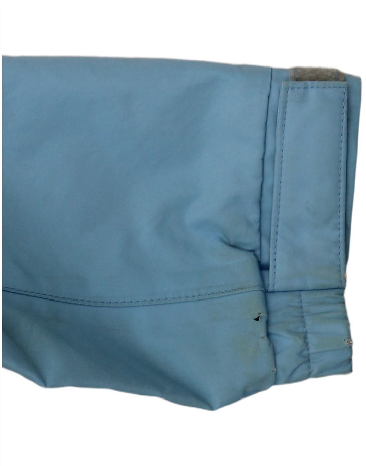 Helly Hansen Mädchen-Regenjacke mit Kapuze, 13–14 Jahre, blaues Polyester