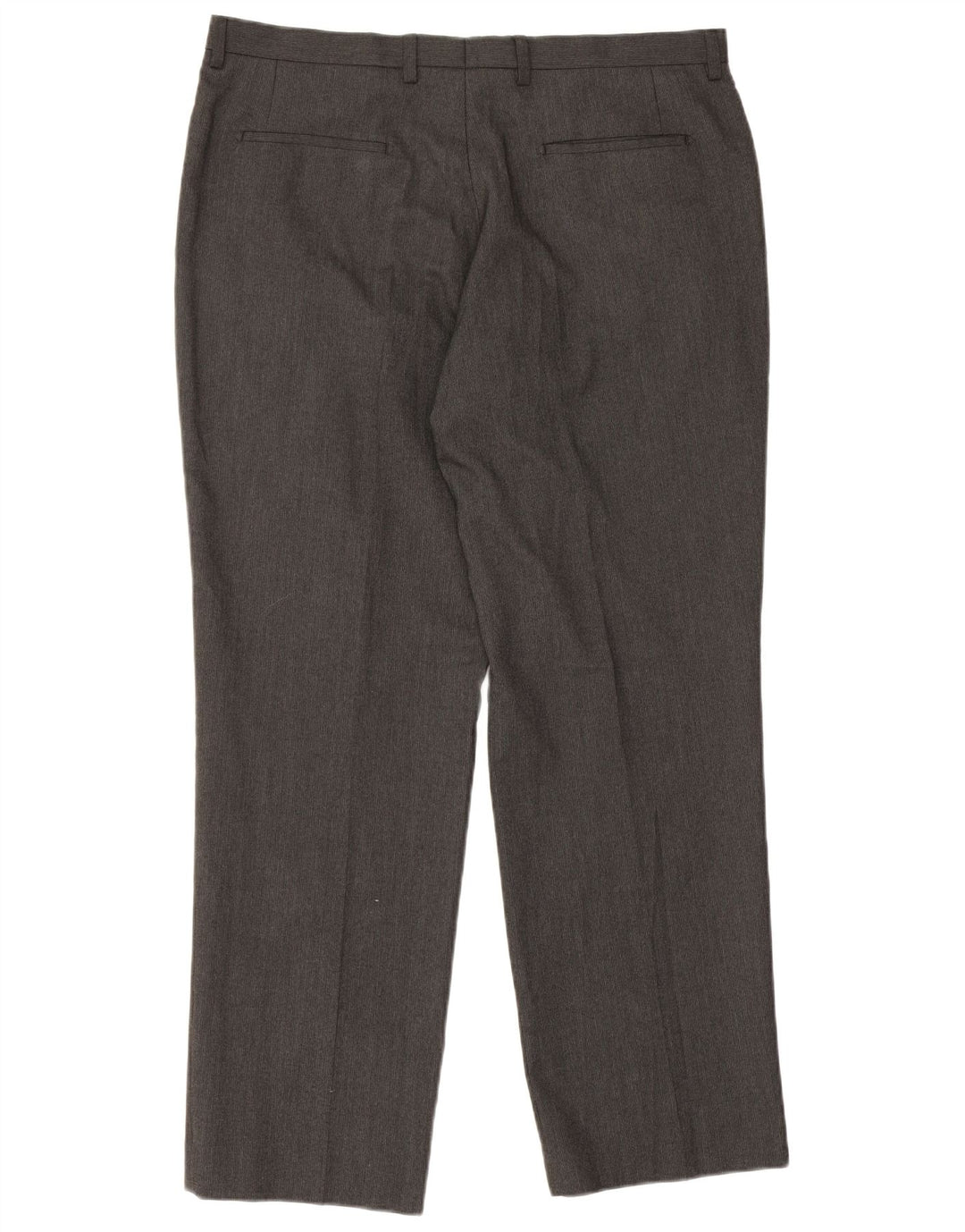 Gerade Herren-Anzughose von Marks & Spencer, W38, L31, graue Nadelstreifen