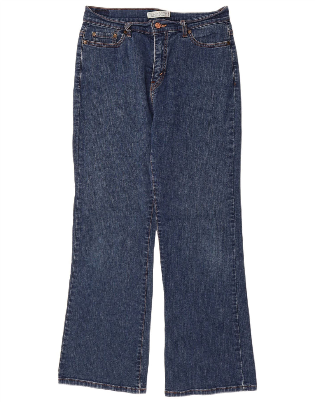 Levi's Damen 512 Perfekt schlankmachende Bootcut-Jeans US 12 Large W28 L30 Blau