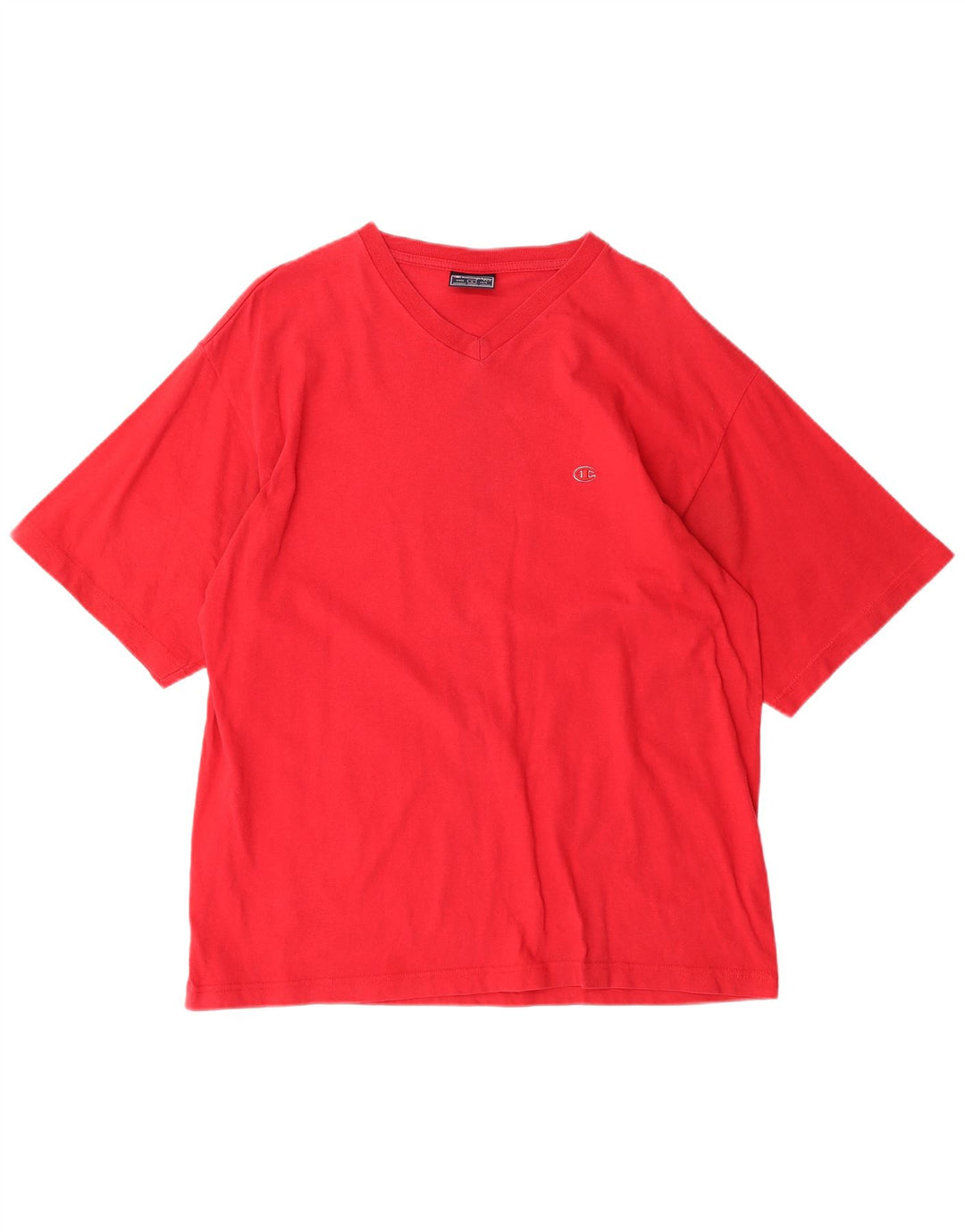 CHAMPION Mens T-Shirt Top Large Red