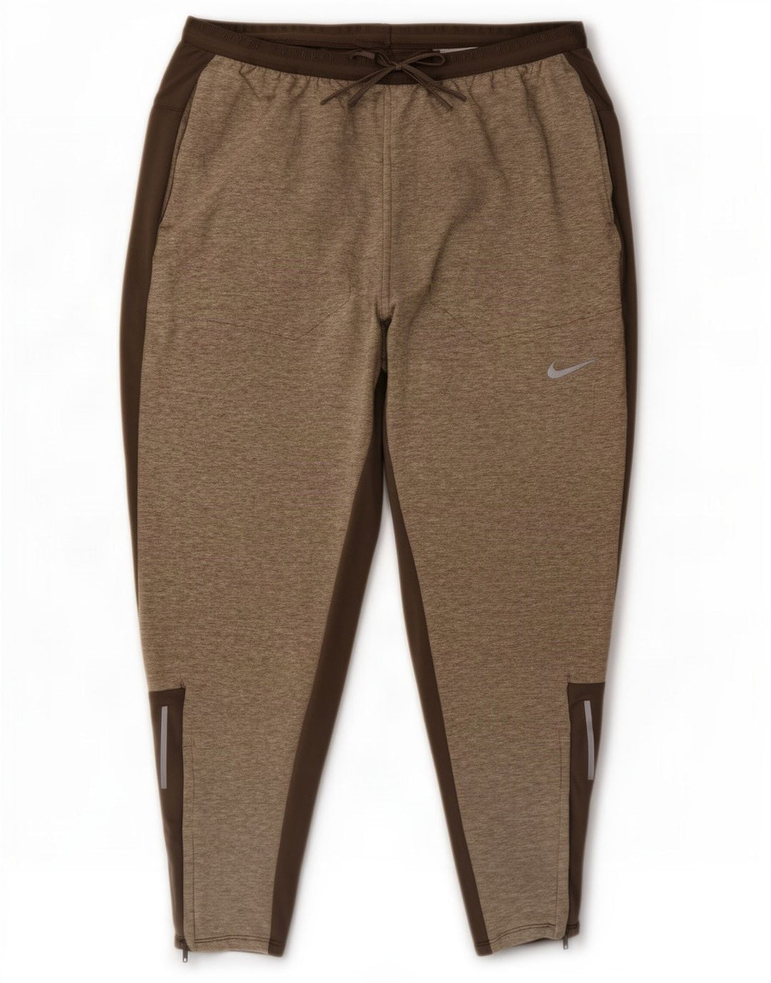 Nike Herren Therma-Fit-Trainingshose, großes grau meliertes Polyester