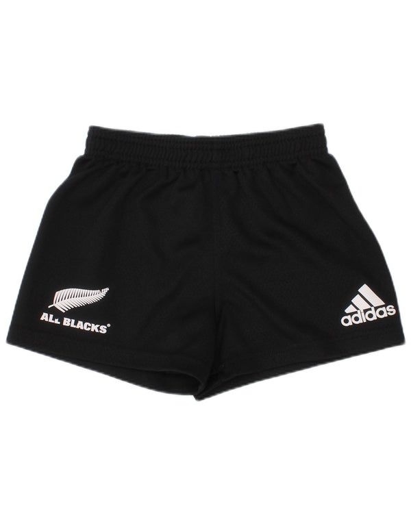 Adidas Jungen New Zealand Graphic Sport Shorts 4–5 Jahre, schwarzes Polyester
