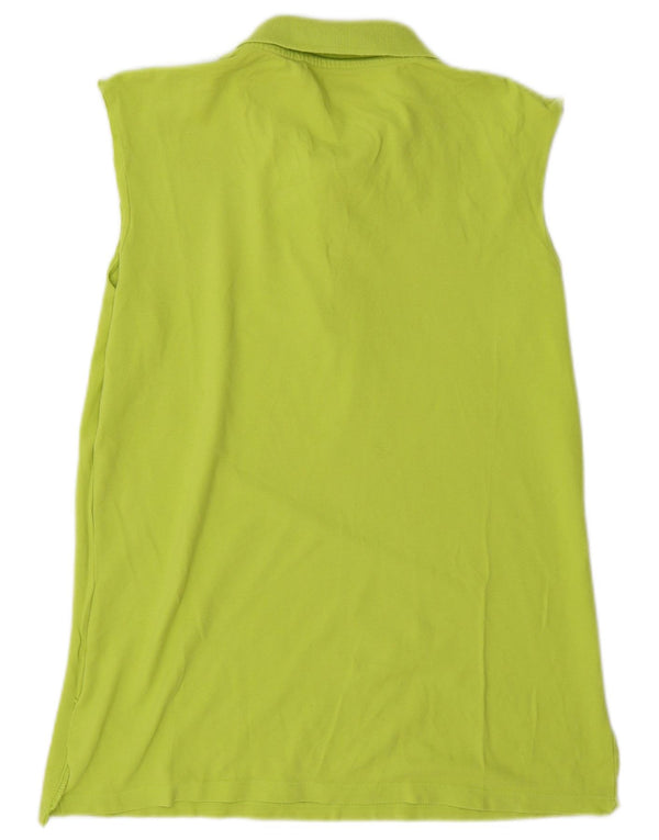 Kappa Damen Ärmelloses Poloshirt UK 20 2XL Grün