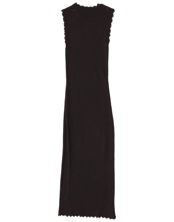 Ärmelloses Maxikleid für Damen von Zara, Größe S, Schwarz, Viskose