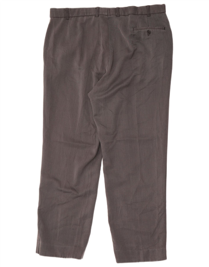 Marks & Spencer Herren Tapered Chinohose W36 L29 Grau
