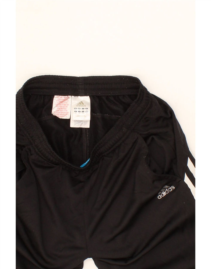 ADIDAS Boys Tracksuit Trousers 11-12 Years  Black Polyester Vintage Adidas and Second-Hand Adidas from Messina Hembry 