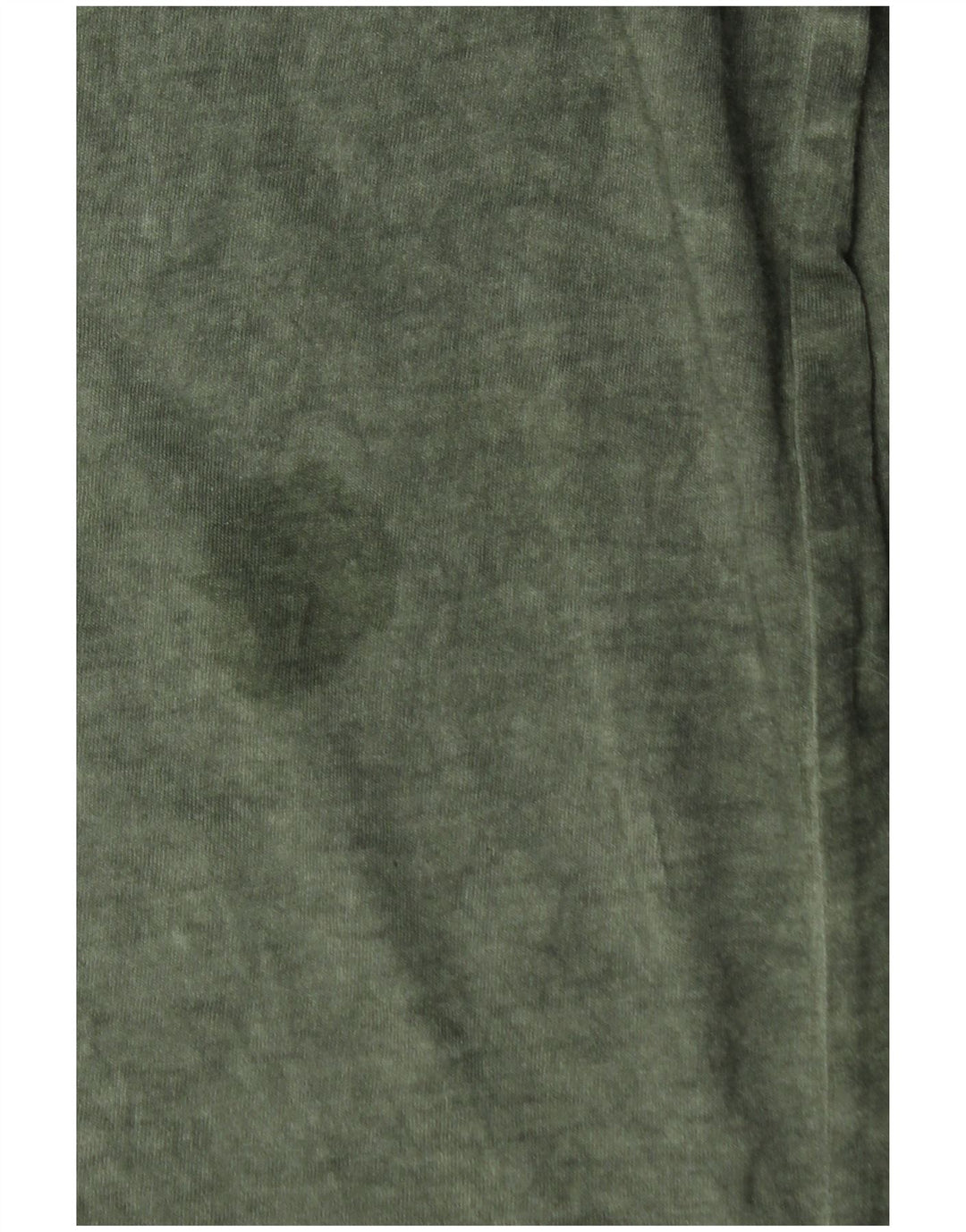 BENETTON Herren-Grafik-Oberteil, langärmelig, klein, grüne Baumwolle