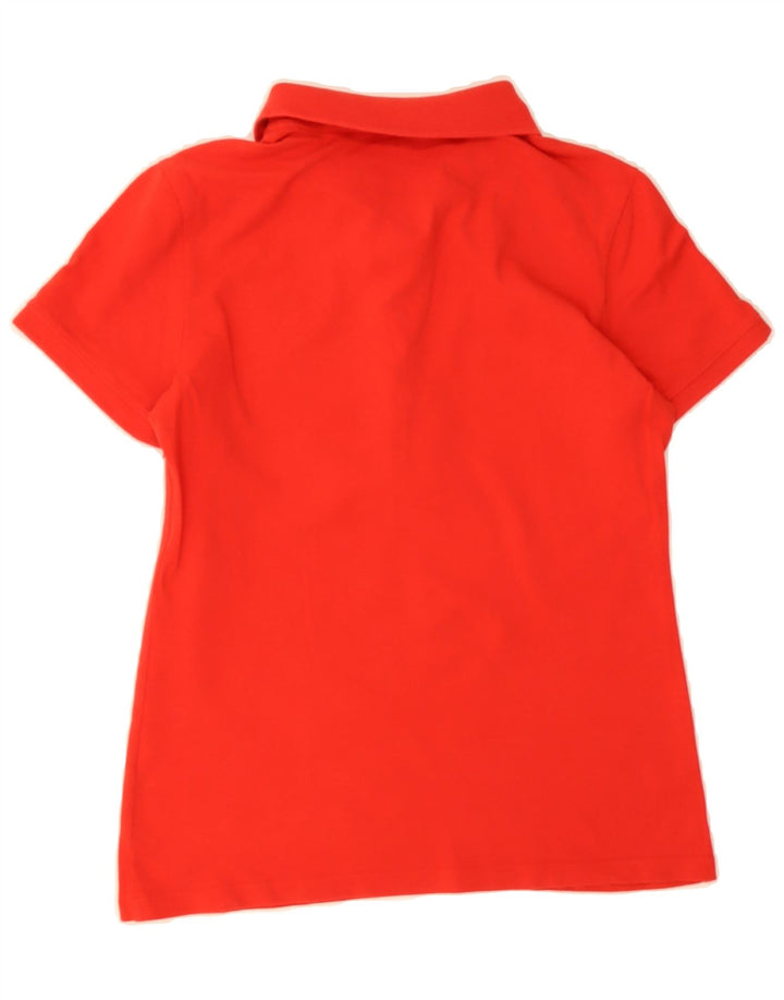 NIKE Womens Polo Shirt UK 14/16 Large Red Cotton Vintage Nike and Second-Hand Nike from Messina Hembry 