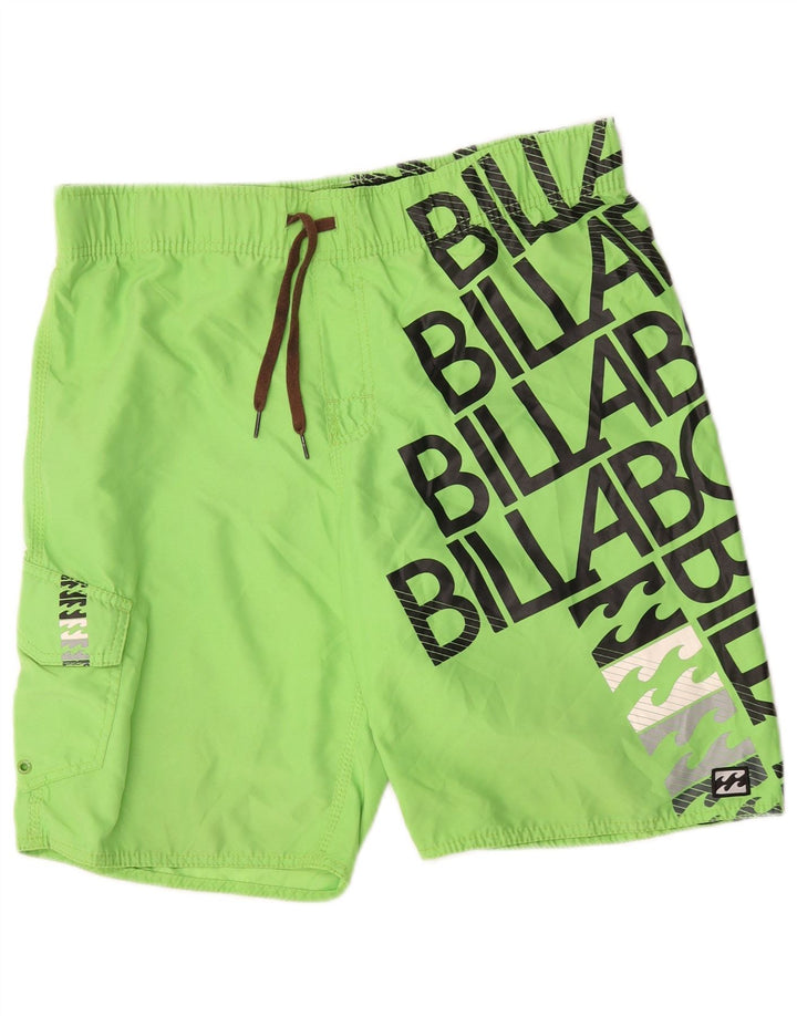 Billabong Herren Badeshorts mit Grafik, Größe S, Grün, Polyester