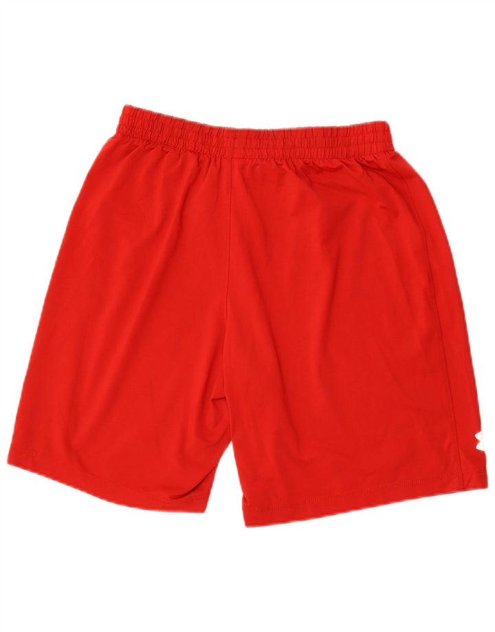 Under Armour Jungen-Sportshorts, 11–12 Jahre, großes rotes Polyester