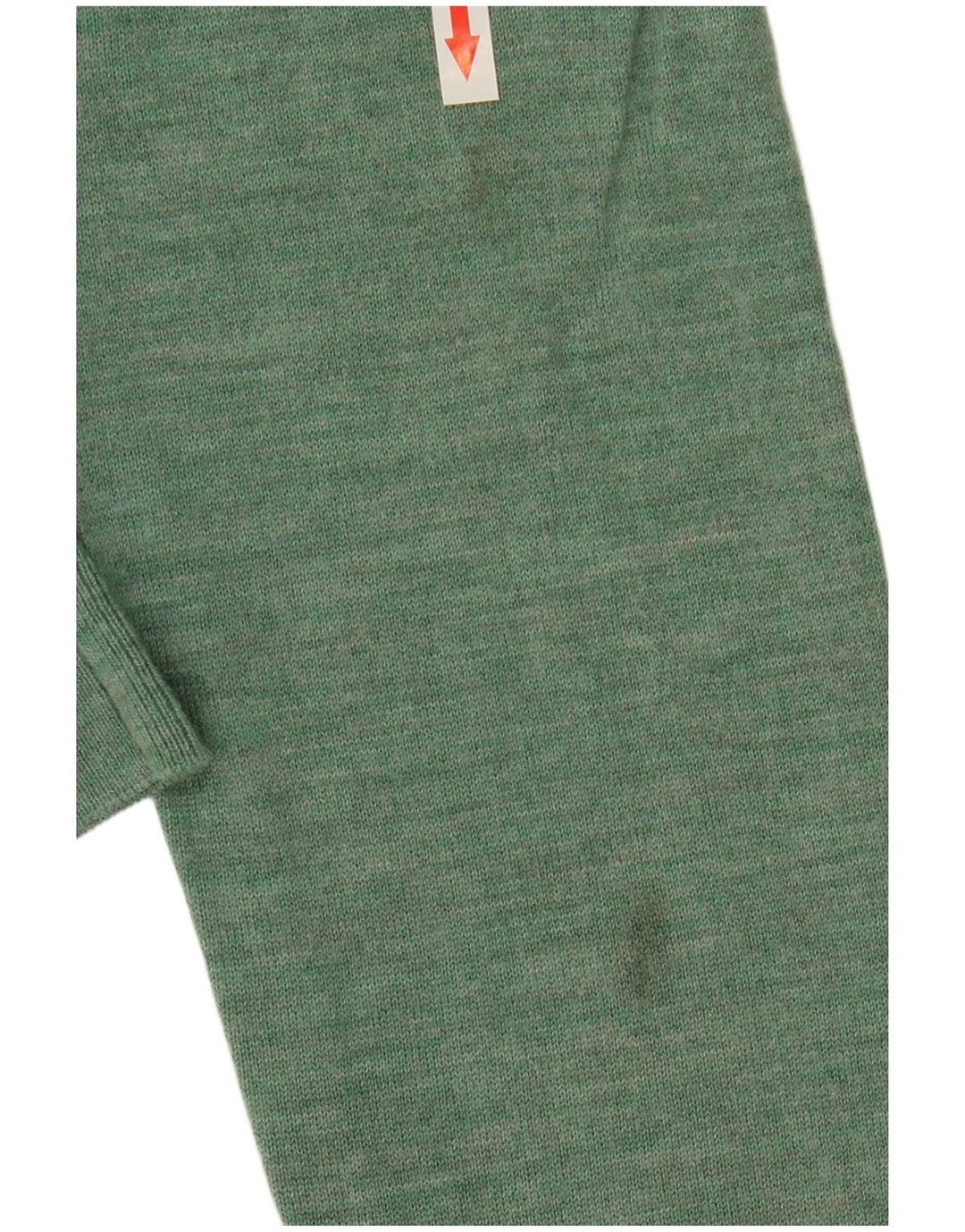 John Lewis Herren-Pullover mit Rundhalsausschnitt, mittelgrüne Merinowolle