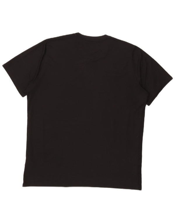 Nike Herren Dri Fit T-Shirt Top 2XL Schwarz Polyester