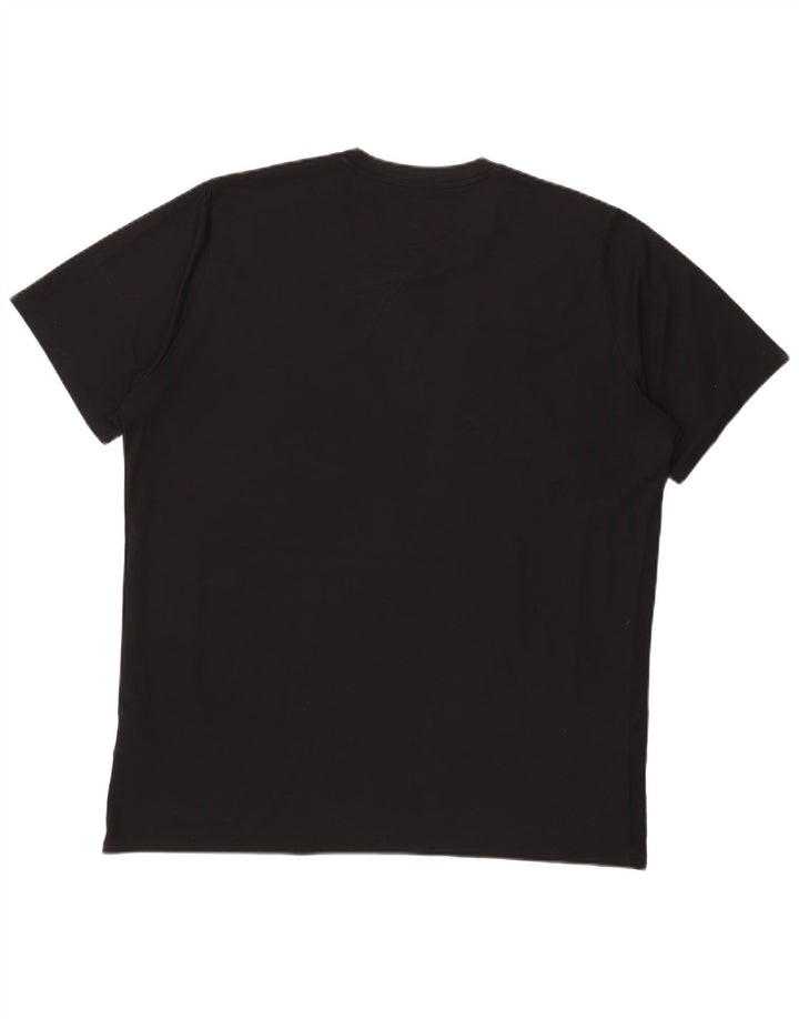 Nike Herren Dri Fit T-Shirt Top 2XL Schwarz Polyester