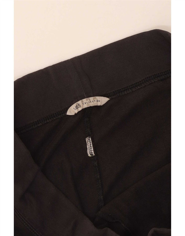 Marks & Spencer Damen Trainingshose UK 14 Medium Schwarz