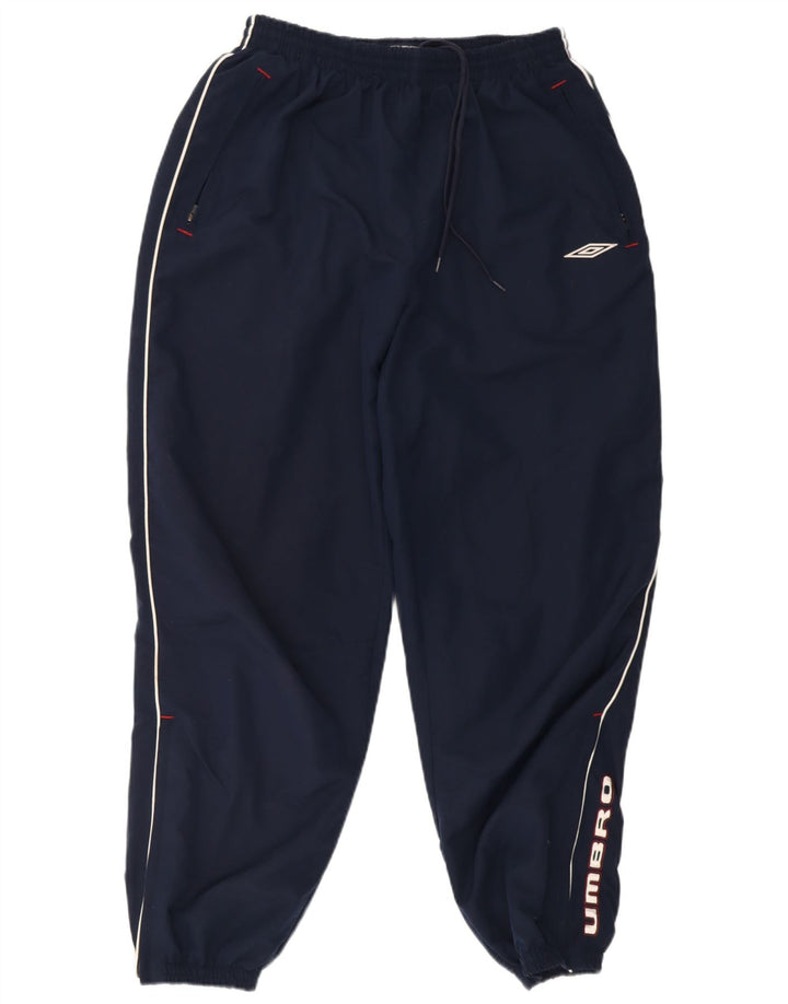Umbro Herren-Trainingsanzug mit Grafik, Jogginghose, XL, Marineblau, Polyester