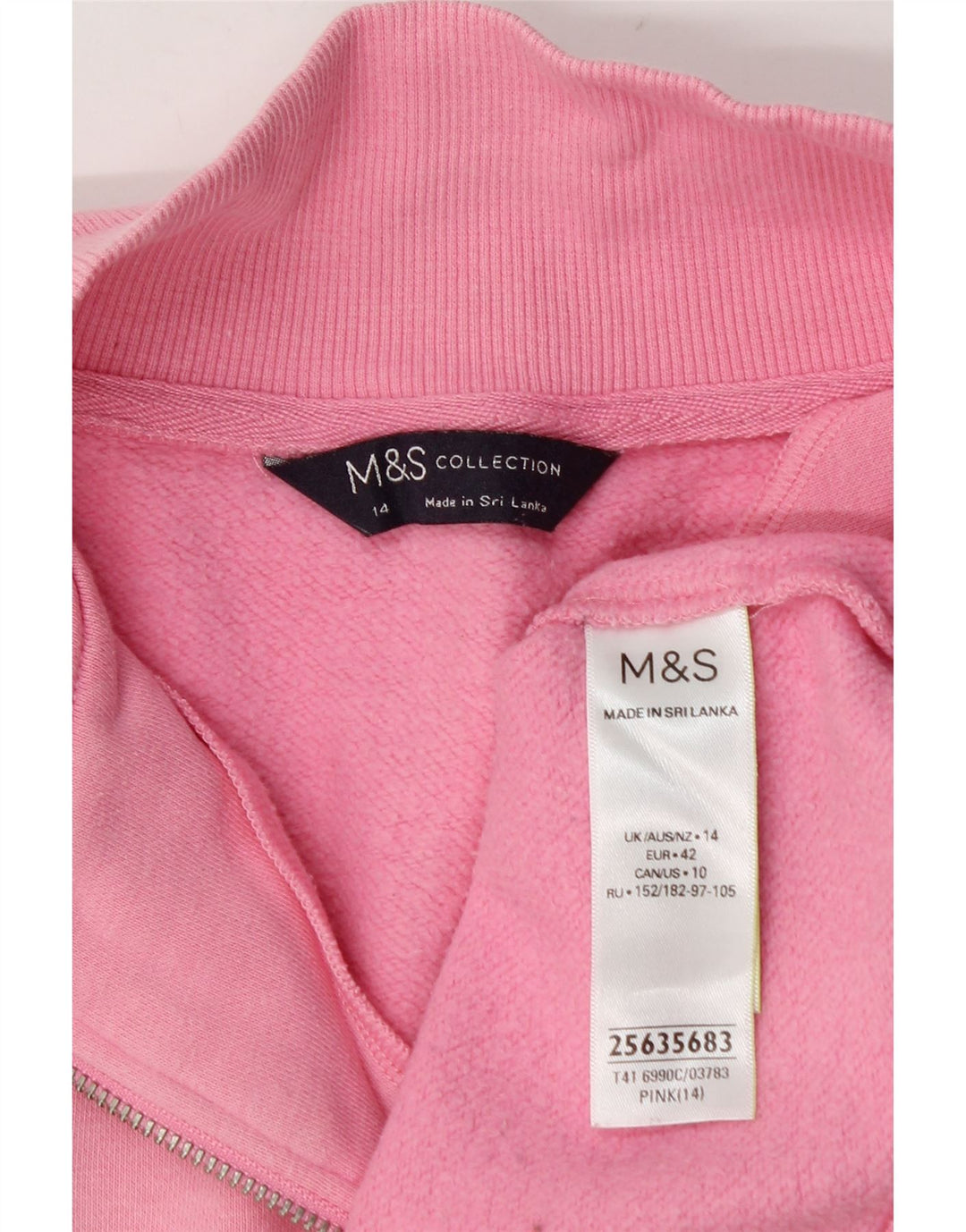 Marks & Spencer Damen-Sweatshirt in Übergröße, Gr. 14, Rosa