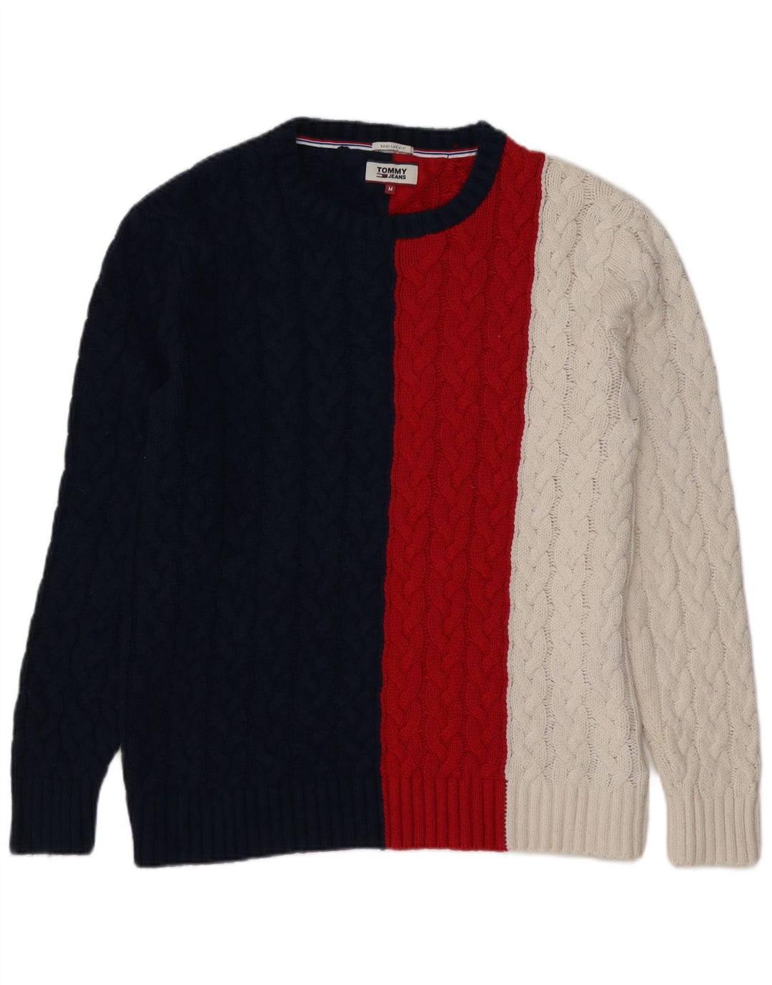 Tommy Hilfiger Herren-Pullover mit U-Boot-Ausschnitt, mittelgroß, mehrfarbig