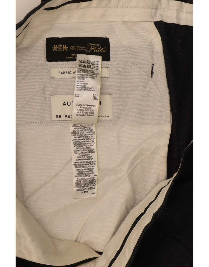 Marks & Spencer Herren Autograph Chinohose W38 L31 Marineblau