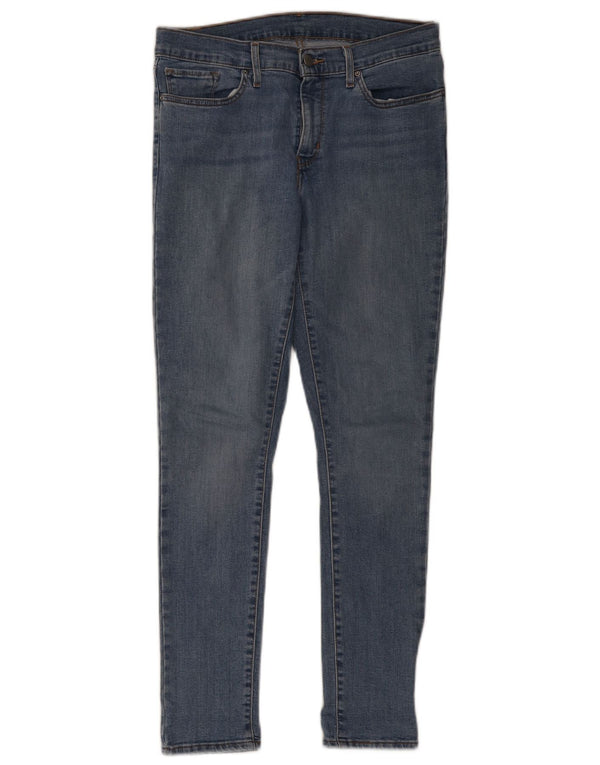 Levi's Damen 501 Skinny Jeans W30 L30 Blaue Baumwolle