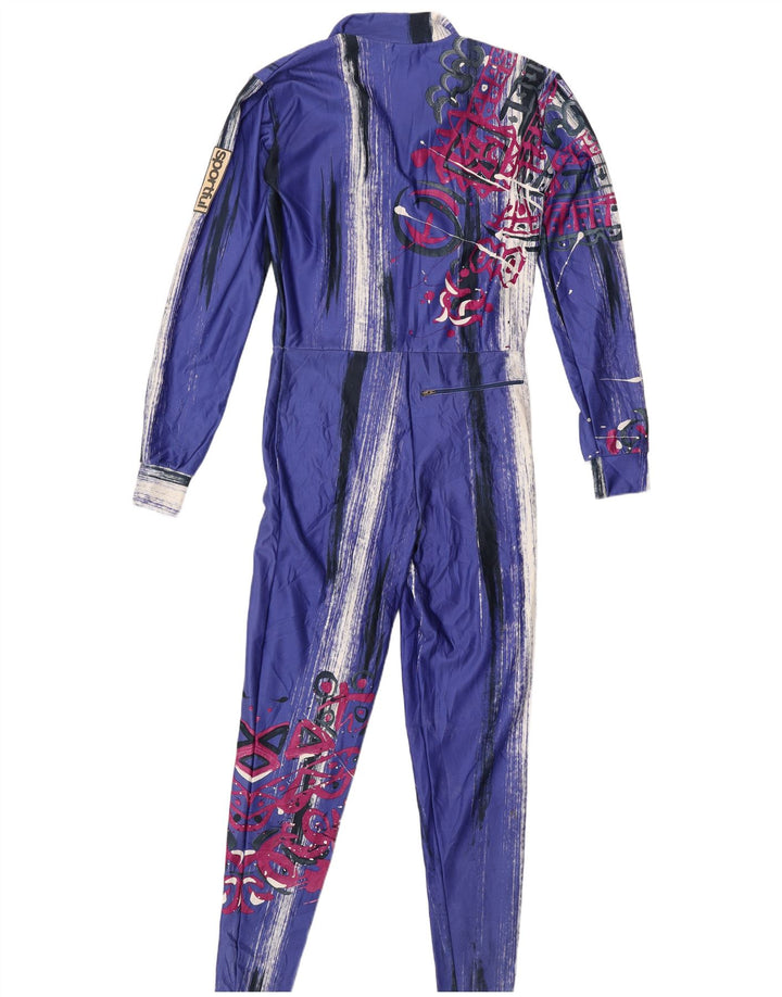 Sportful Herren-Jumpsuit mit abstraktem Muster, IT 52, Größe L, Blau, Farbblock
