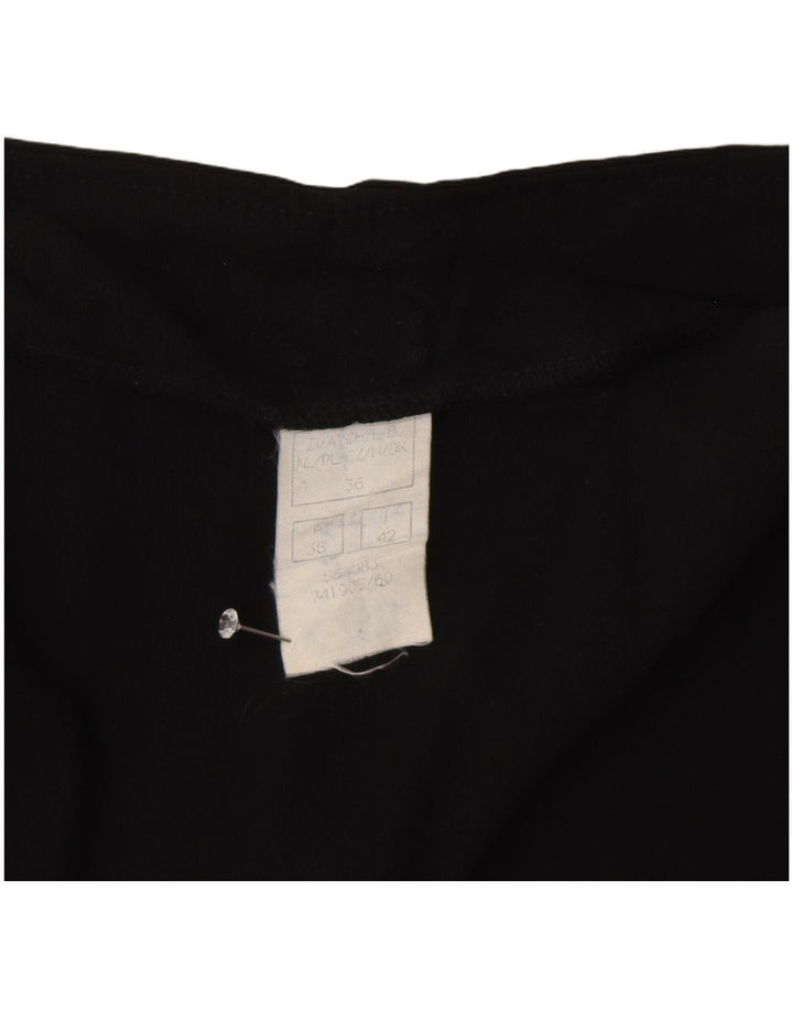 Orsay Damen Mini-Wickelrock IT 42 Medium W30 Schwarze Viskose