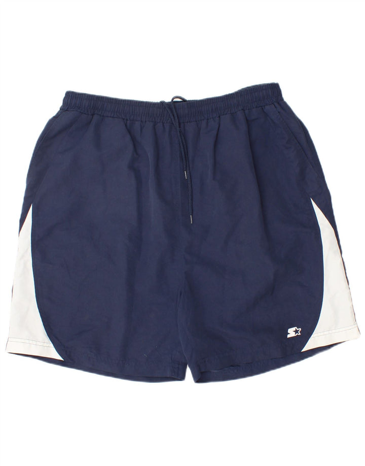 Starter Herren Badeshorts XL Marineblau Colourblock Polyester