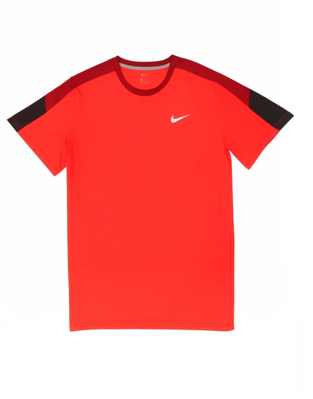 Nike Herren T-Shirt Top XL Rot Colourblock Polyester