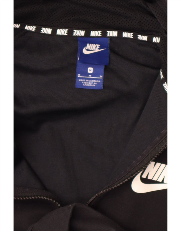 Nike Herren Graphic Zip Hoodie Pullover Medium Schwarz