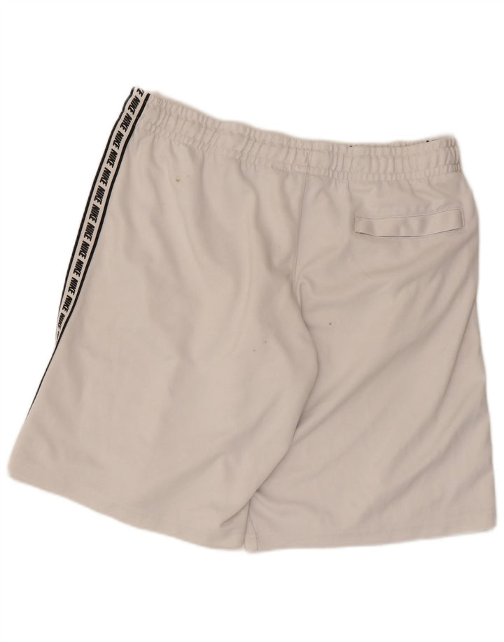 NIKE Mens Graphic Sport Shorts XL White Polyester