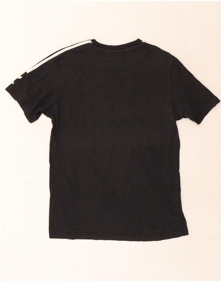 Adidas Herren Grafik T-Shirt Top Medium Schwarz Baumwolle