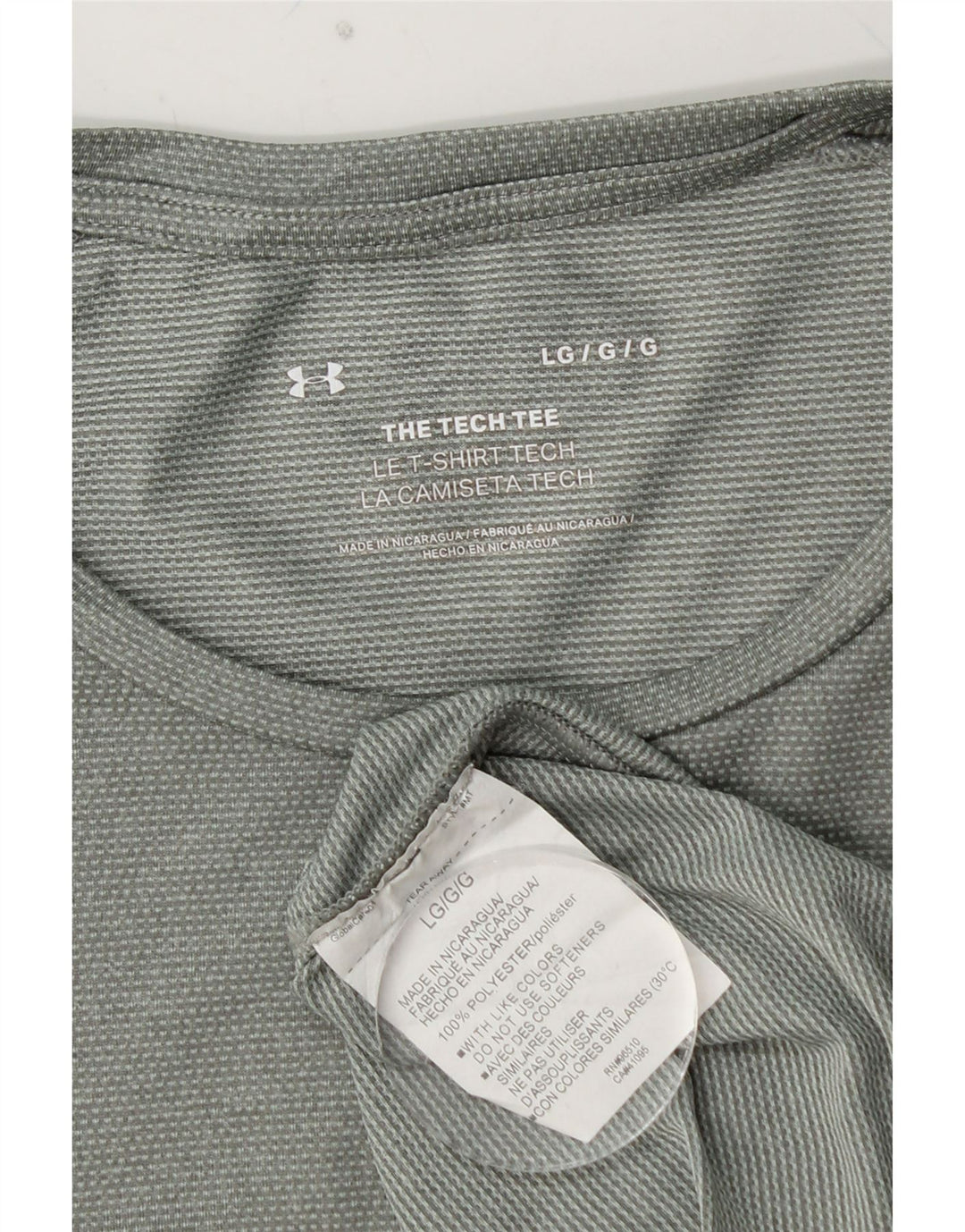 UNDER ARMOUR Herren T-Shirt Top Large Grün Polyester